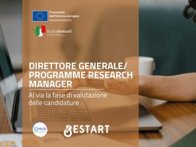 The evaluation phase of the applications for a General Manager/Programme Research Manager has started