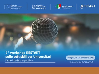 2° workshop RESTART sulle Soft Skill per Universitari | Bologna, 19-20 novembre 2024