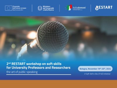 2nd RESTART workshop on Soft Skills for University Professors and Researchers | Bologna, November 19-20, 2024