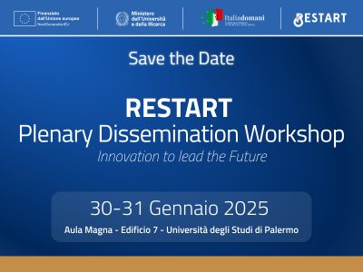 Innovation to lead the Future – RESTART Plenary Dissemination Workshop | Palermo, 30-31 gennaio 2025