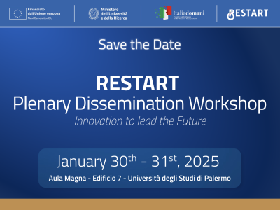 Innovation to lead the Future – RESTART Plenary Dissemination Workshop | Palermo, 30-31 January 2025