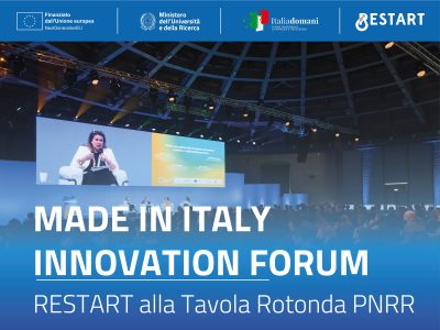 RESTART alla Tavola Rotonda PNRR del Made in Italy Innovation Forum