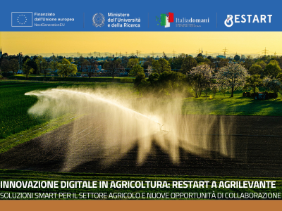 RESTART takes part in the Agrilevante Fair in Bari with the SPIN project from Spoke 2